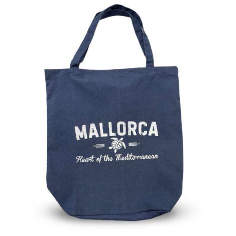 488118 - Sa.co bolsa tortuga Mallorca white letters blue background