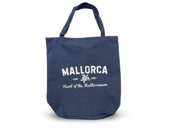 488118 - Sa.co bolsa tortuga Mallorca white letters blue background