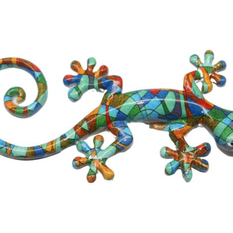 503056 - Lizard shape B desing 7 plaque 5.5 in 14 cm