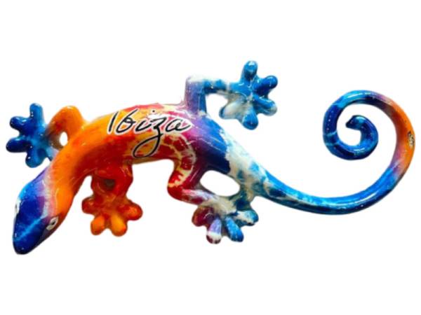 503075 - Lizard shape A desing 3 magnet 4 in 10 cm ibiza