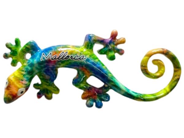 503076 - Lizard shape A desing 4 magnet 4 in 10 cm mallorca