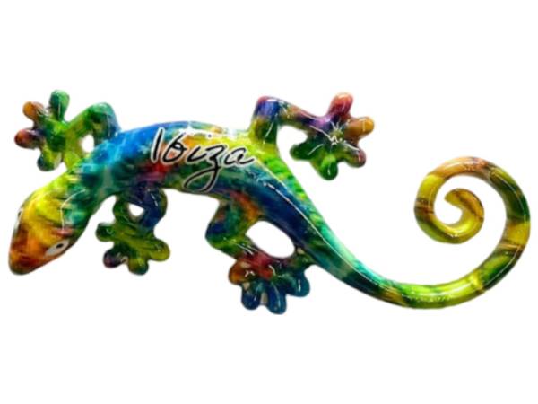 503078 - Lizard shape A desing 4 magnet 4 in 10 cm ibiza