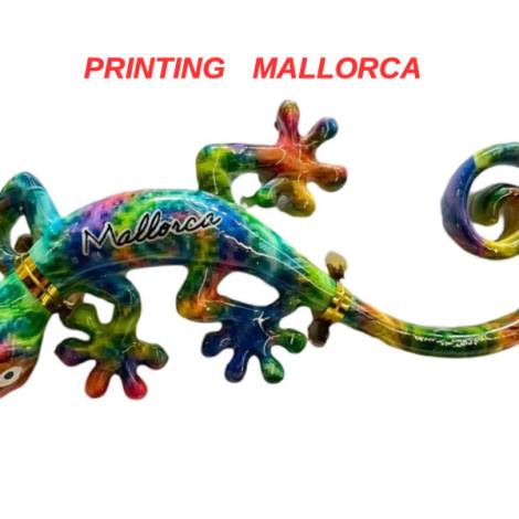 503126 - Lizard shape A desing 4 plaque 5.5 in 14 cm Mallorca
