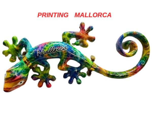 503126 - Lizard shape A desing 4 plaque 5.5 in 14 cm Mallorca