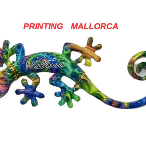 503127 - Lizard shape A desing 4 plaque 6.5 in 17 cm Mallorca