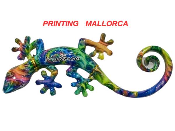 503127 - Lizard shape A desing 4 plaque 6.5 in 17 cm Mallorca