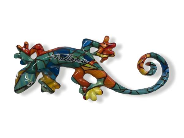 503129 - Lizard shape A desing 6 magnet 4 in 10 cm Mallorca