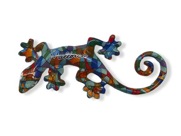 503133 - Lizard shape A desing 7 magnet 4 in 10 cm Mallorca