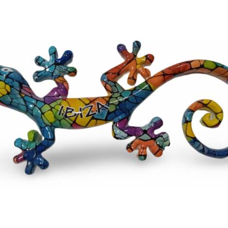 503233 - Gecko resina 24bj0036r 14 cm ibiza