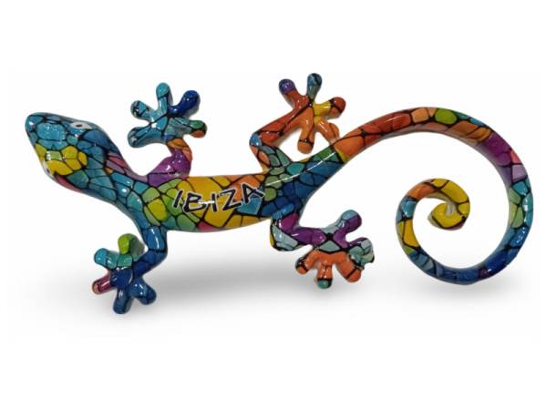 503233 - Gecko resina 24bj0036r 14 cm ibiza