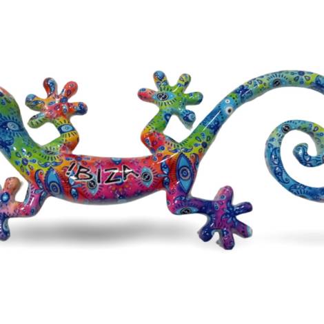 503237 - Gecko resina 24bj0015r 17cm ibiza