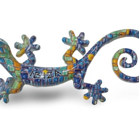 503239 - Gecko resina 24bj0027r 17 cm ibiza
