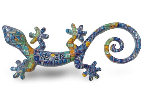 503239 - Gecko resina 24bj0027r 17 cm ibiza