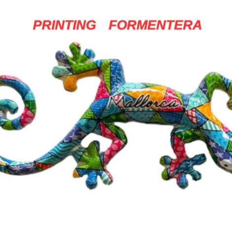 503283 - Lizard shape B desing 5 magnet 4 in 10 cm formentera