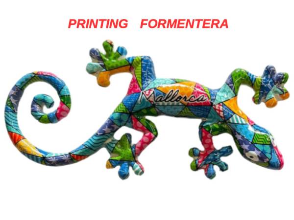 503283 - Lizard shape B desing 5 magnet 4 in 10 cm formentera