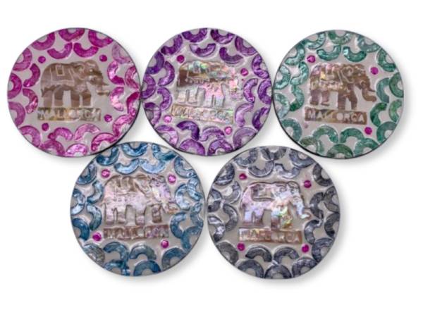 506242 - Posavasos mdf redondo Mallorca n8 10.3cm