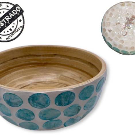 506336 - Etnico bowl bambu gecko desing 4-2024 15 cm