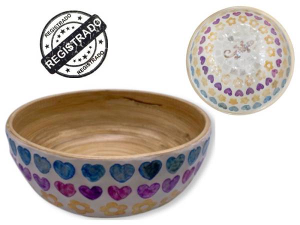 506347 - Etnico bowl bambu gecko desing 3-2024 18 cm