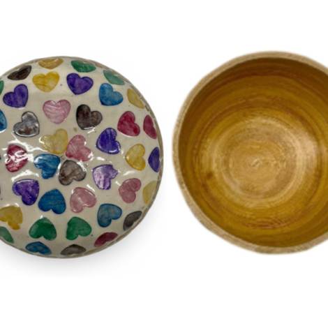506409 - Etnico bowl bambu car 7 corazones 12 cm