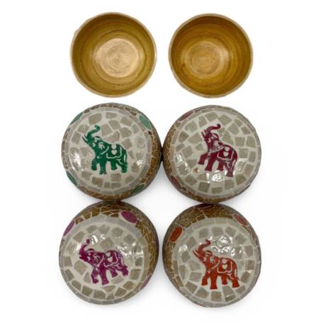 506411 - Etnico bowl bambu car 11 elefante 12 cm