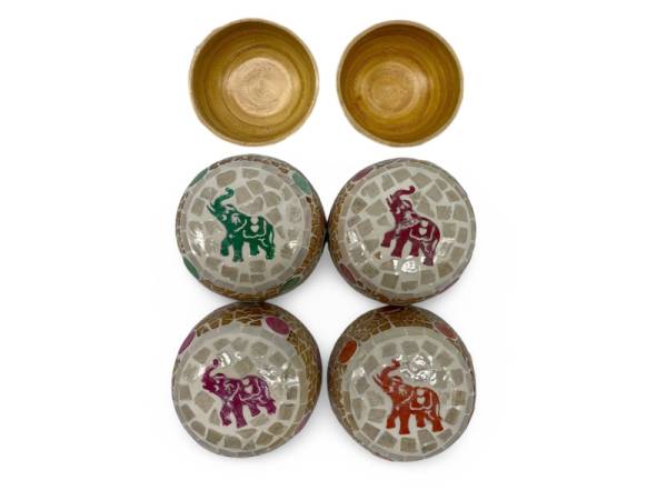 506411 - Etnico bowl bambu car 11 elefante 12 cm