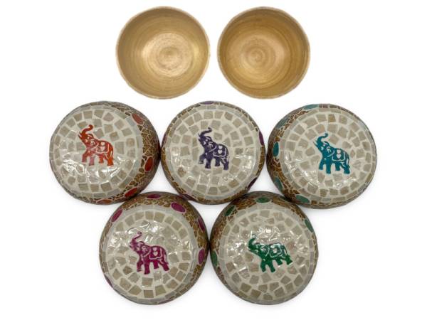506418 - Etnico bowl bambu car 11 elefante 15 cm
