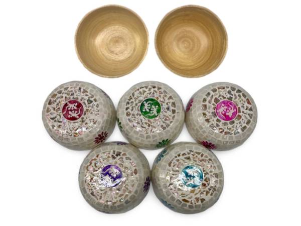 506422 - Etnico bowl bambu car 10 2 geckos 18 cm