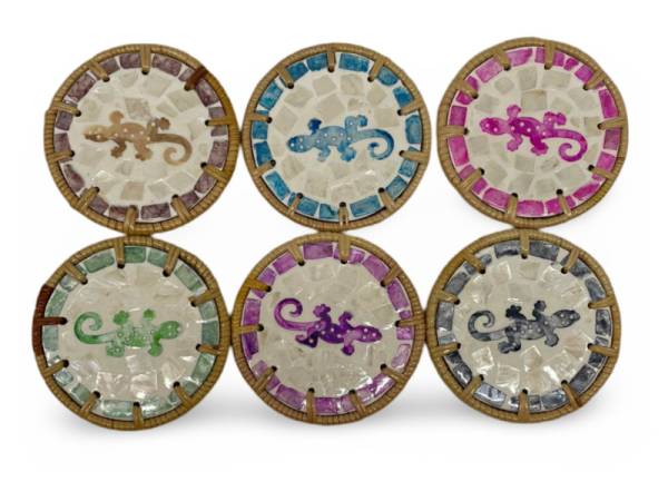 506429 - Posavasos ratan car 14 gecko