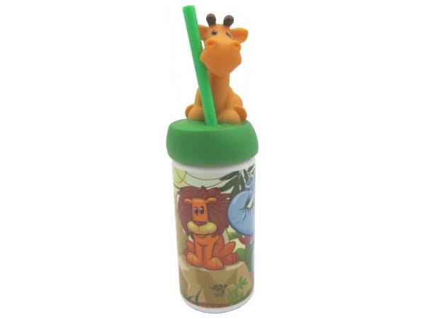 510015 - Vaso cantimplora jirafa 25x7