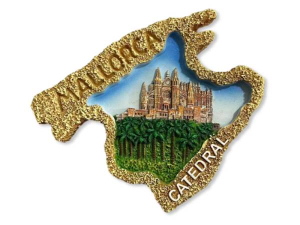 525010 - Iman resina mapa 1070041c Mallorca 11.2x7