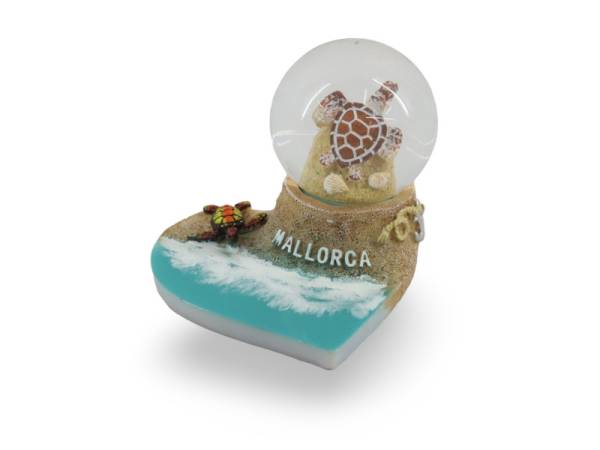 525047 - Peana at24gfb016 epoxy heart green sea bola Mallorca