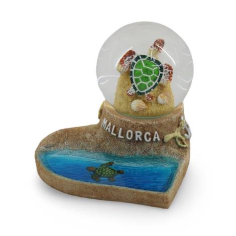 525049 - Peana at24gfb018 epoxy heart blue sea bola Mallorca