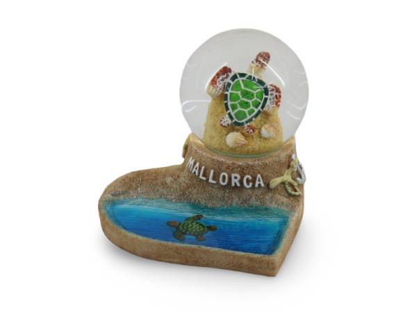 525049 - Peana at24gfb018 epoxy heart blue sea bola Mallorca