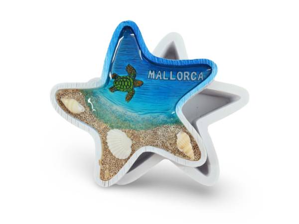 525050 - Caja at24gfb019 epoxy starfish blue sea Mallorca