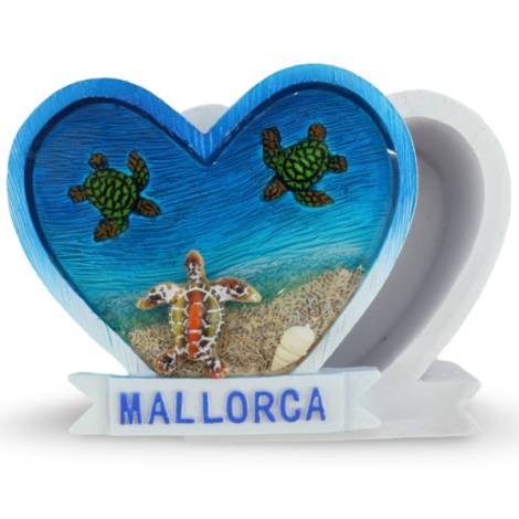 525051 - Caja at24gfb020 epoxy heart shape blue sea Mallorca