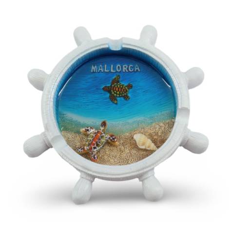 525053 - Cenicero at24gfb022 epoxy wheel frame sea snail Mallorca