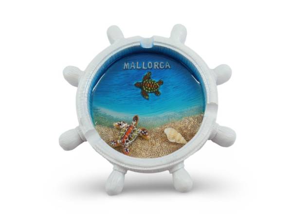 525053 - Cenicero at24gfb022 epoxy wheel frame sea snail Mallorca