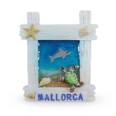 525055 - Iman at24gfb024 epoxy wooden frame blue sea Mallorca