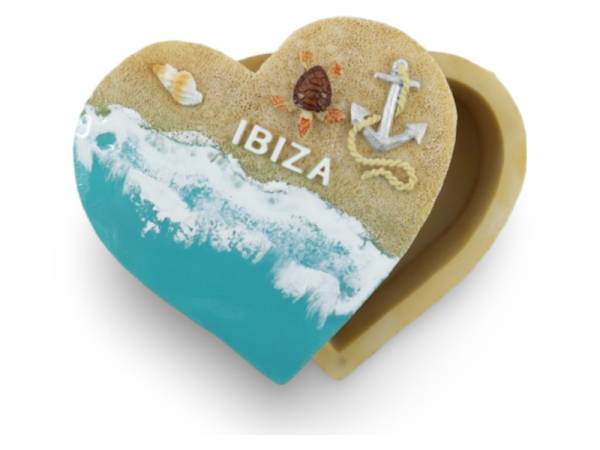 525076 - Caja resina corazón verde AT23AB019021JBGW Ibiza