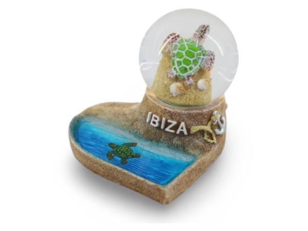 525082 - Peana at24gfb018 epoxy heart blue sea bola Ibiza