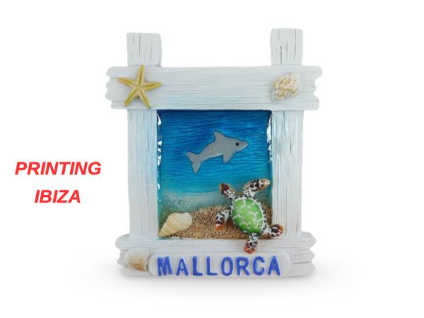 525086 - Iman at24gfb024 epoxy wooden frame blue sea Ibiza
