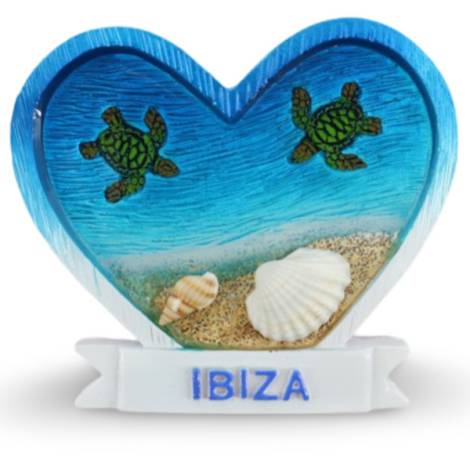 525087 - Iman at24gfb025 epoxy heart shape blue sea Ibiza