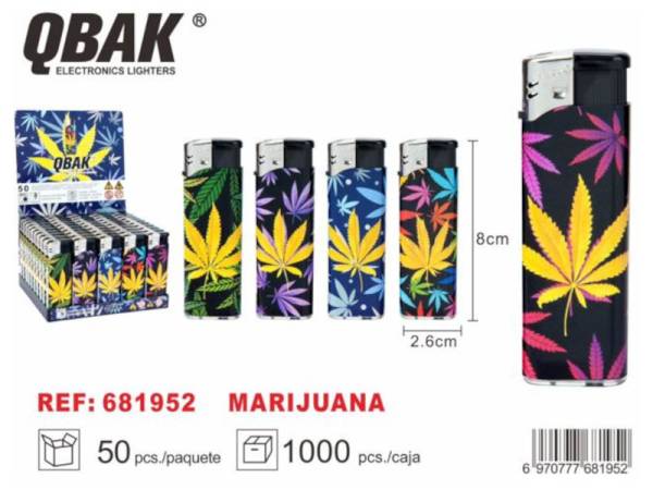 526033 - Mechero 681952 qbak Marijuana hoja