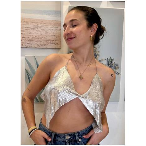 539026 - Metalic crop top x8300