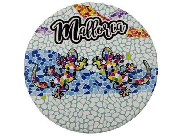 541132 - Posavasos redondo red Mallorca 10.8 cm