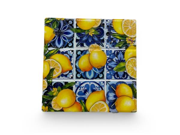 541137 - Posavasos my 101 cuadrado mosaico azul lemon