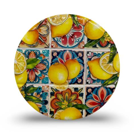 541144 - Posavasos my 104 redondo mosaico lemon