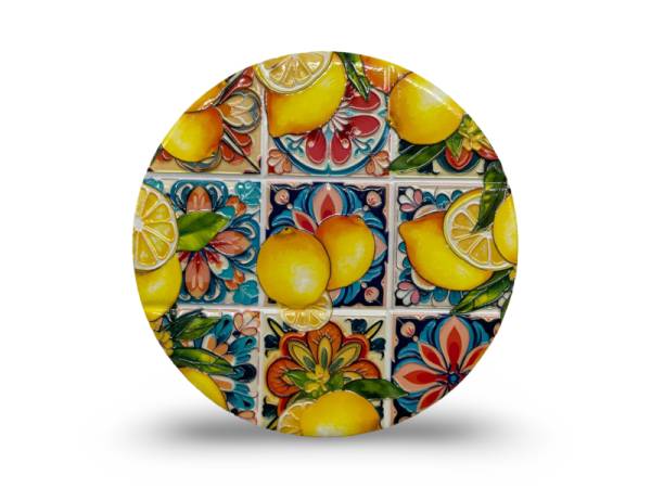 541144 - Posavasos my 104 redondo mosaico lemon