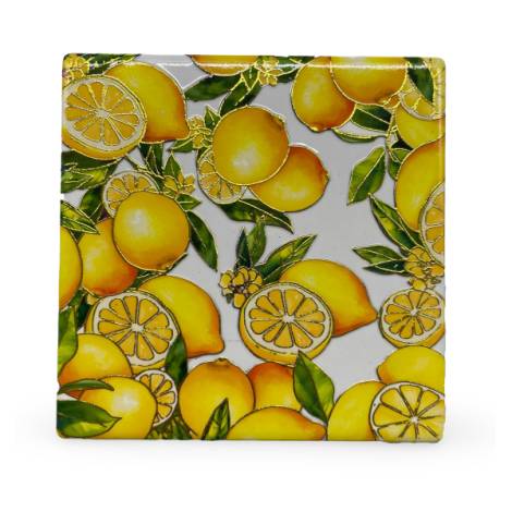 541154 - Posavasos my 110 cuadrado mosaico limones gold