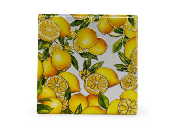 541154 - Posavasos my 110 cuadrado mosaico limones gold